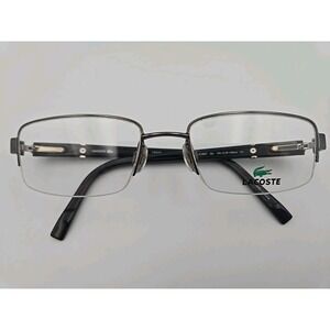 Lacoste Eyewear LA12047 Black half rim -52+ / 19-140 eyeglass (Frames Only)